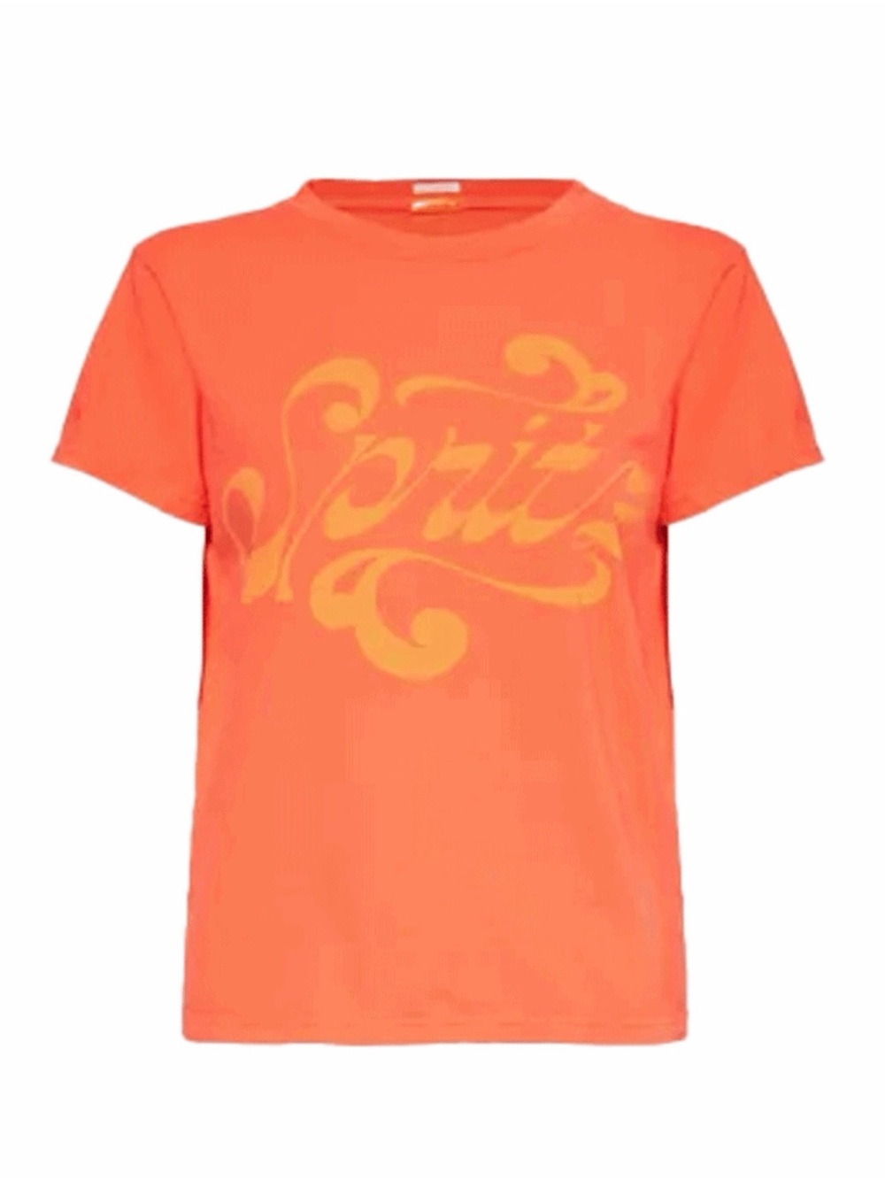 MOTHER The Lil Goodie Goodie Spritz Orange Graphic Tee Size Small